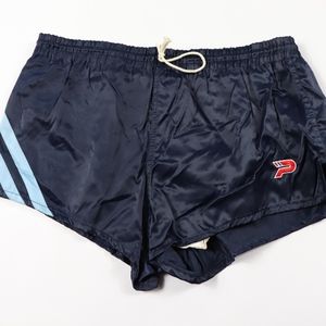 80s Patrick Youth Medium Soccer Shorts Navy Blue